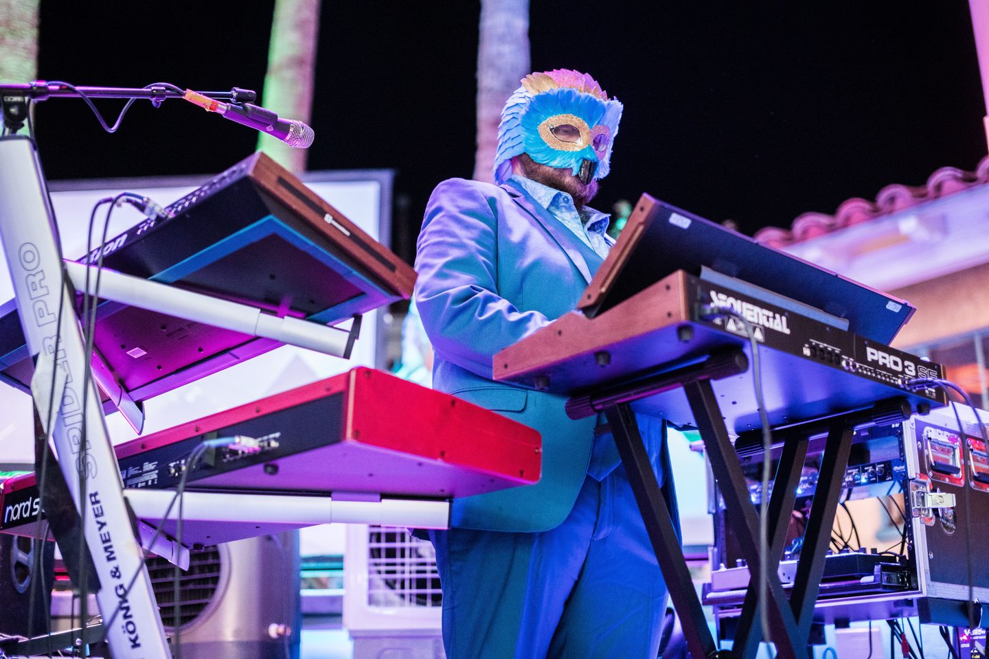Keys in blue