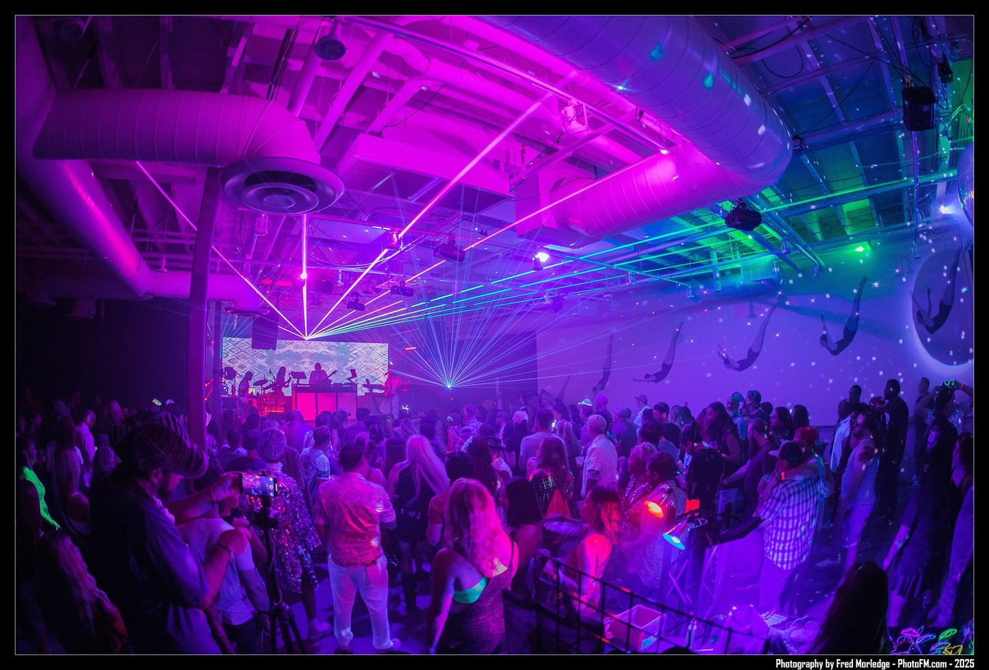The room under lasers