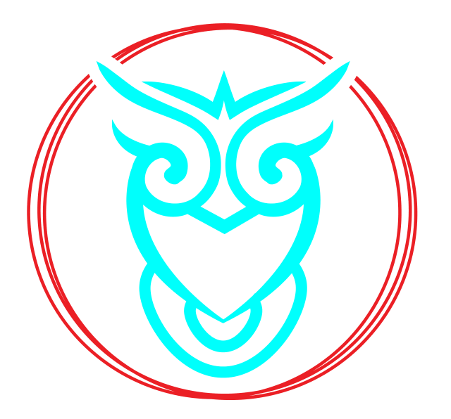 MEGA-SCOPES owl emblem, color